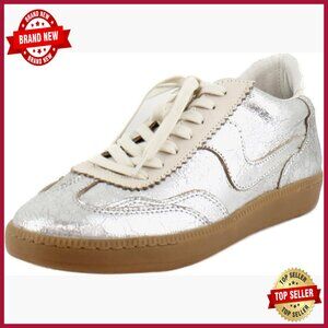 Leather Sneakers with Rubber Sole, Lace-Up Closure, Mid Top Height